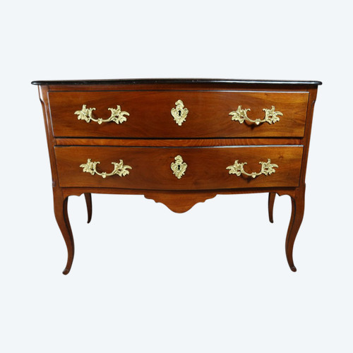 Commode Sauteuse XVIIIe siècle En Noyer