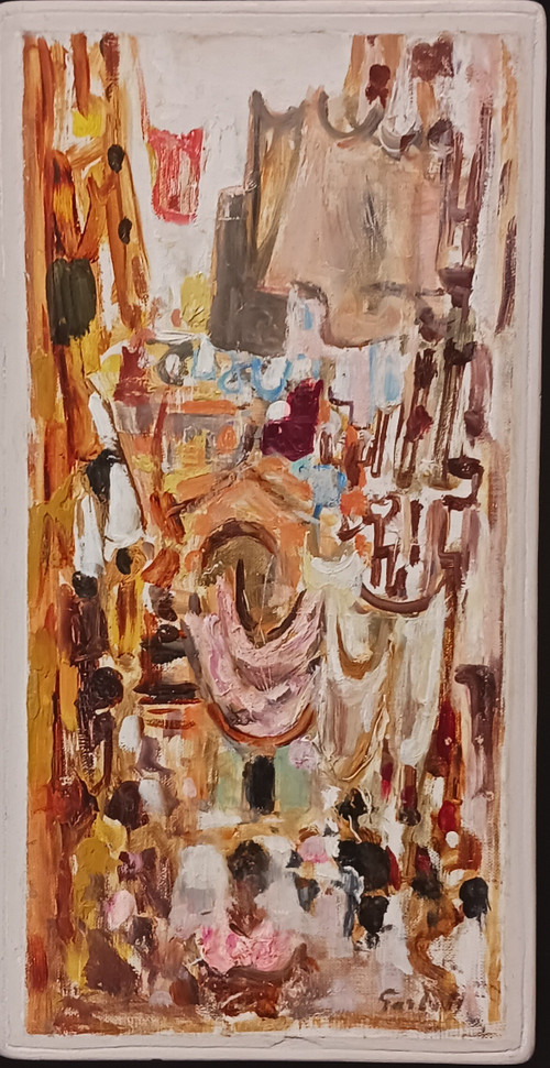 ALEXANDRE GARBELL.   THE STREETS OF NAPLES.
