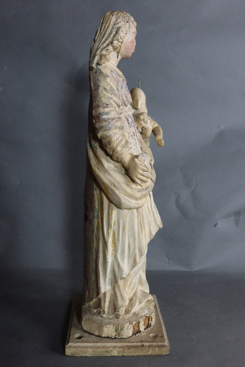 Skulptur „Madonna mit Kind“, Ende 17. Jahrhundert