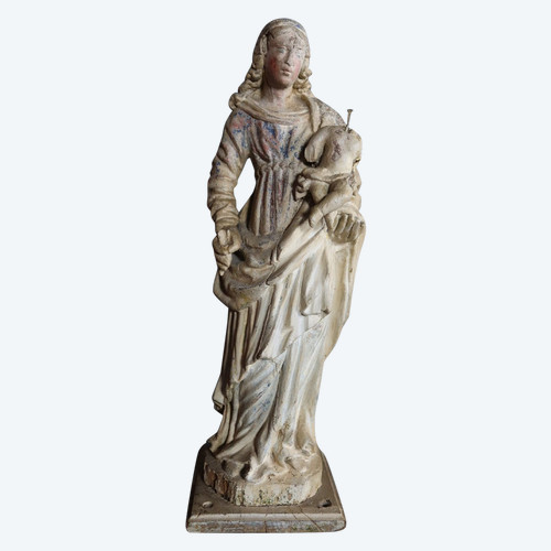 Skulptur „Madonna mit Kind“, Ende 17. Jahrhundert
