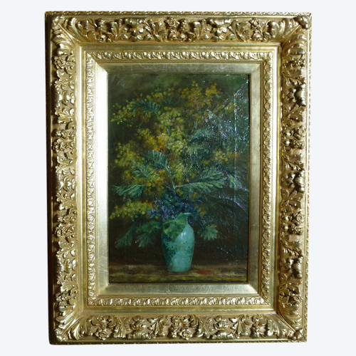 Tableau Les Mimosas XIXe siècle