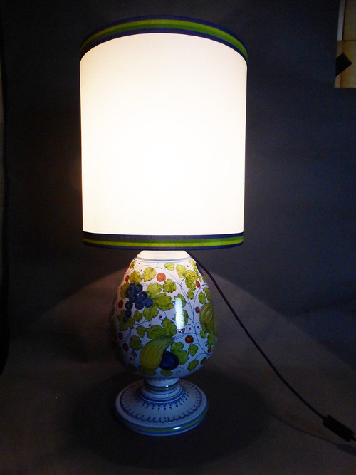 Paar Steingutlampen aus dem 20. Jahrhundert