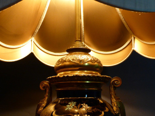 Paire De Lampes XIXe siècle montures en bronze doré