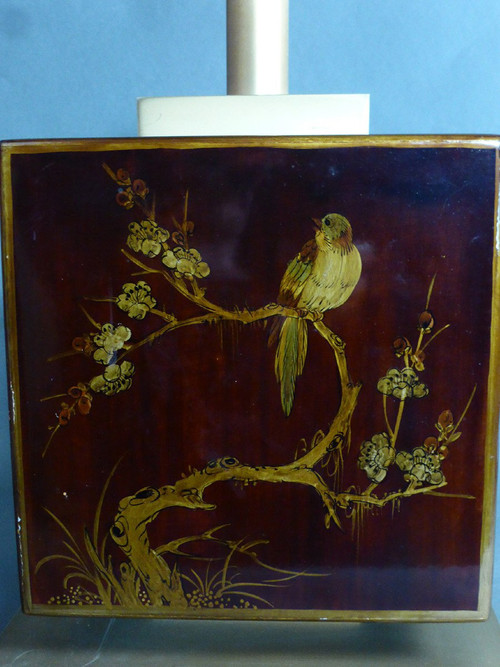 Lampe à Poser En Laque Années 70