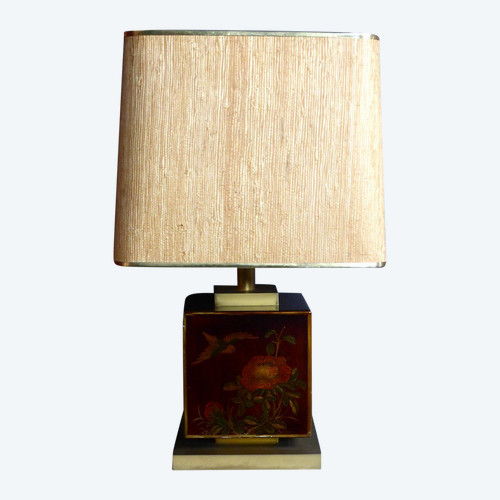 Lampe à Poser En Laque Années 70