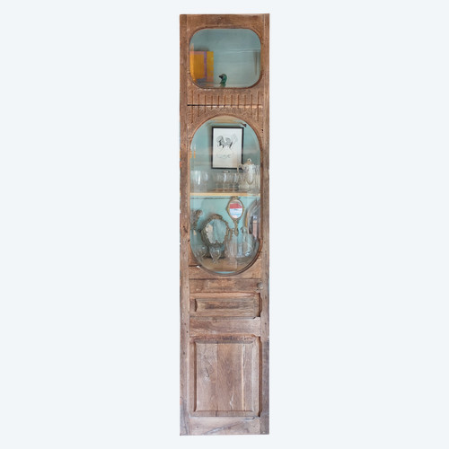 Alte Eichentür Für Vitrine Bibliothek Möbel Dekoration Holzarbeiten