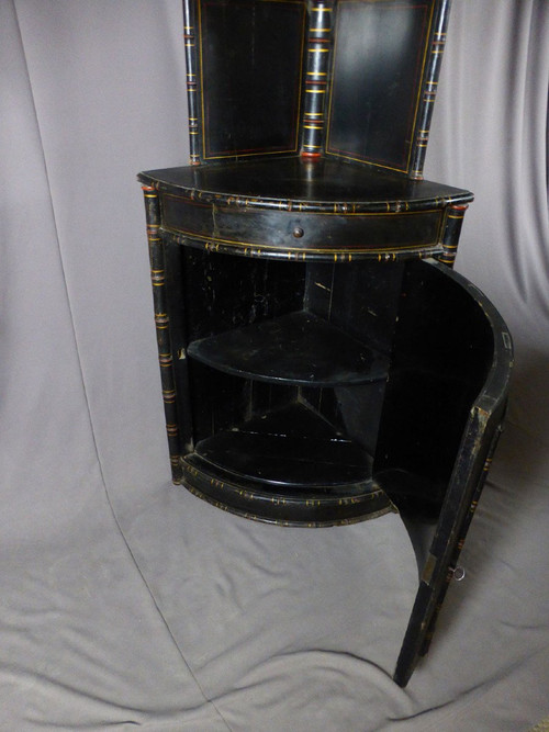 Encoignure XIXe Style Bambou
