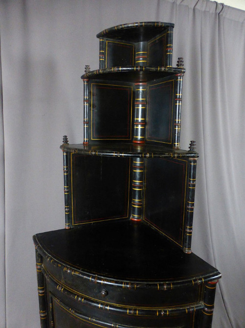 Encoignure XIXe Style Bambou