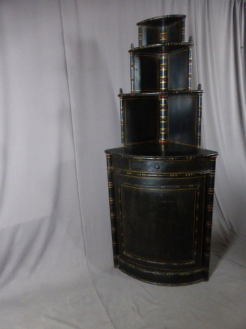 Encoignure XIXe Style Bambou