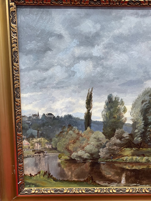 Tableau Huile sur toile Le Bas Meudon
