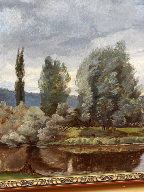 Tableau Huile sur toile Le Bas Meudon