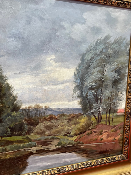 Tableau Huile sur toile Le Bas Meudon