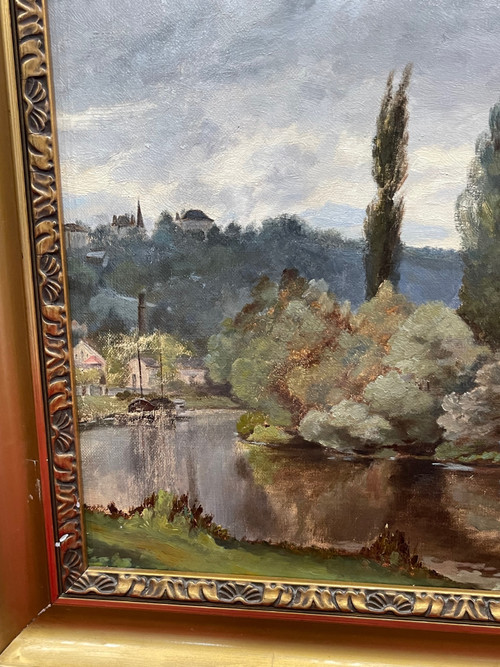 Tableau Huile sur toile Le Bas Meudon