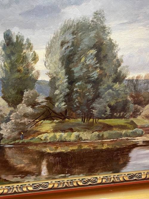 Tableau Huile sur toile Le Bas Meudon