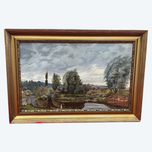 Tableau Huile sur toile Le Bas Meudon