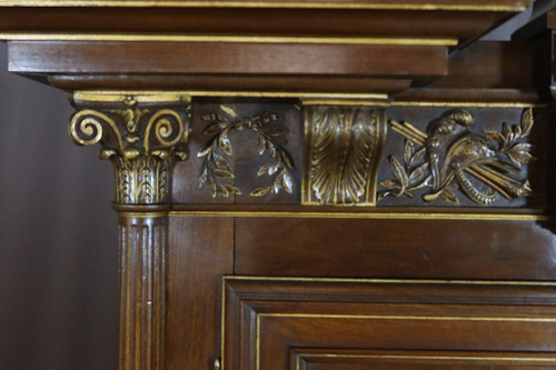 Sideboard Nussbaum Geschnitzt Renaissance-Stil
