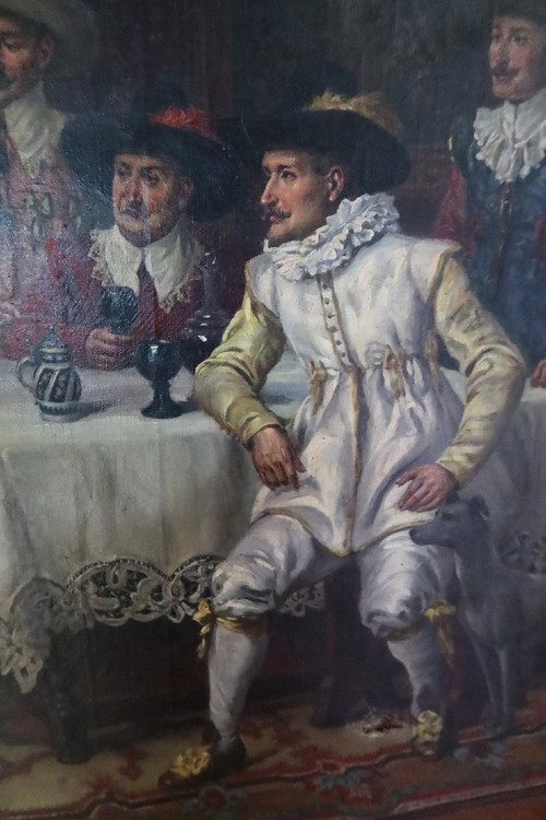 Interior Scene By Gaston Bonfils