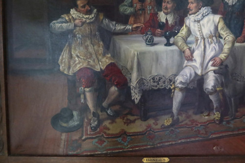 Interior Scene By Gaston Bonfils