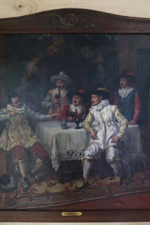 Interior Scene By Gaston Bonfils