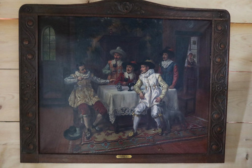 Interior Scene By Gaston Bonfils