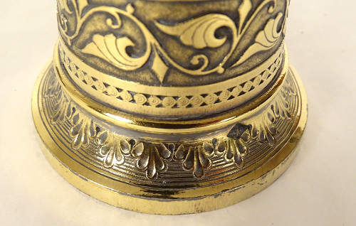 Table Bell in Silver Vermeil, 19th century