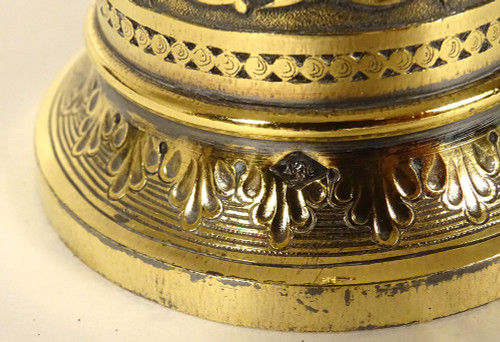 Table Bell in Silver Vermeil, 19th century