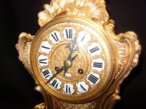 Gilt bronze clock sz Daubrée