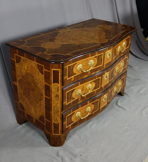 Commode Louis XIV En Marqueterie