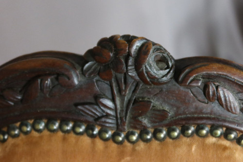 Pair Of Louis XV Armchairs 18th Century