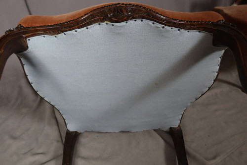Pair Of Louis XV Armchairs 18th Century