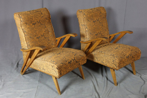 Pair Of Vintage Armchairs