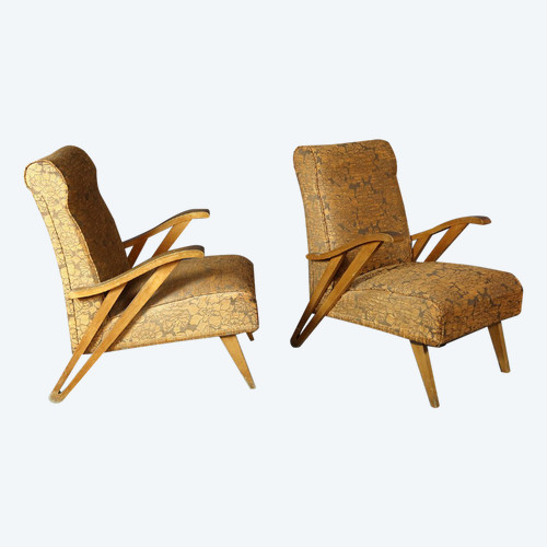 Pair Of Vintage Armchairs