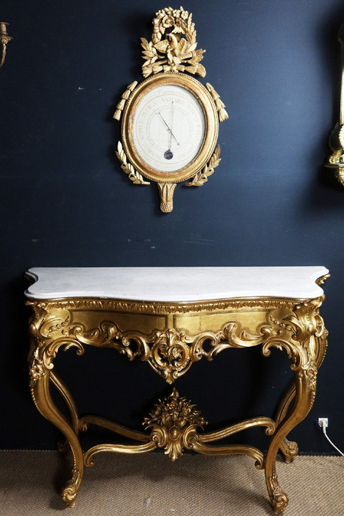 Console Dorée Style Louis XV