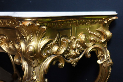 Console Dorée Style Louis XV