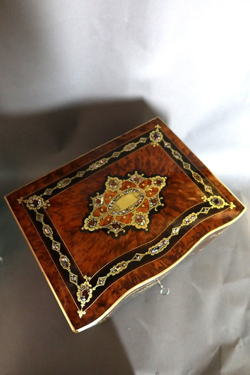Liquor Cellar In Marquetry, Napoleon III Period