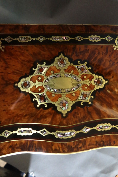 Liquor Cellar In Marquetry, Napoleon III Period
