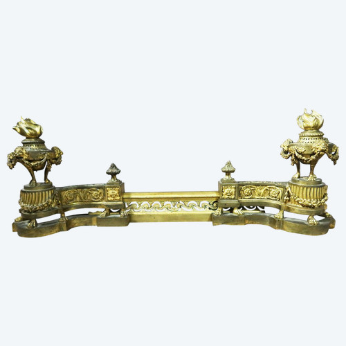 Front Of Fireplace In Gilt Bronze