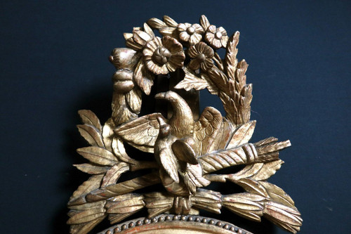 Barometer In Golden Wood Eighteenth Century
