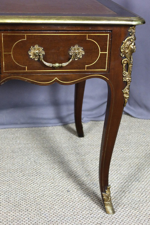 Scrivania piatta in stile Regency