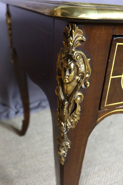 Scrivania piatta in stile Regency