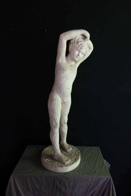 Scultura firmata Chaumel datata 1939