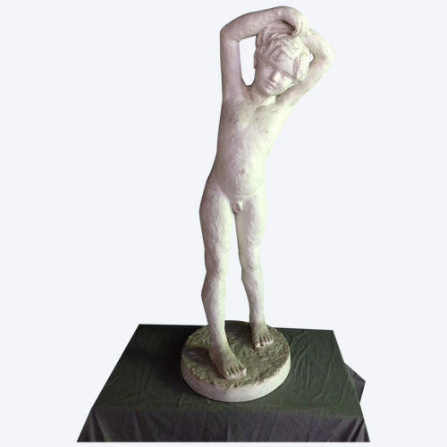 Scultura firmata Chaumel datata 1939