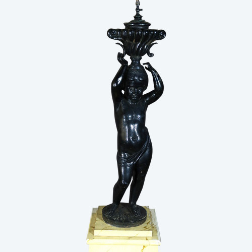 Cast Iron Statue Signed Jean Jacques Ducel (1801-1877)