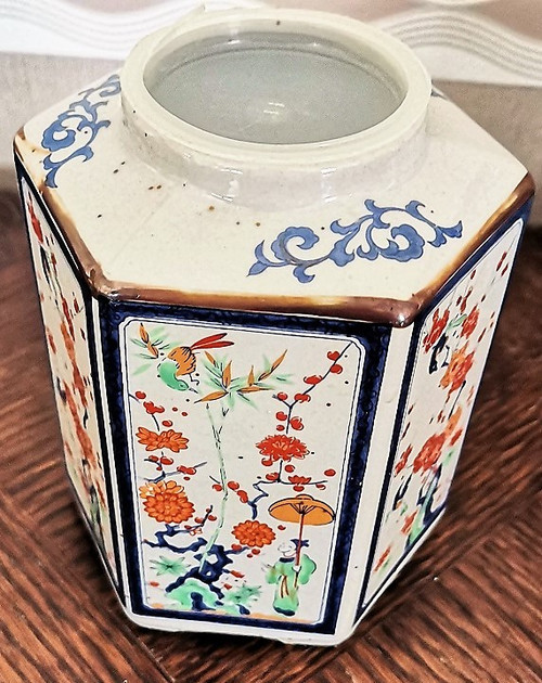 hexagonal teapot with stove and Japanese porcelain tea pot with 6 glasses