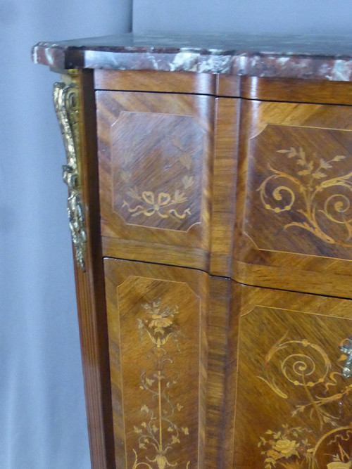 Secrétaire XIXe En Marqueterie