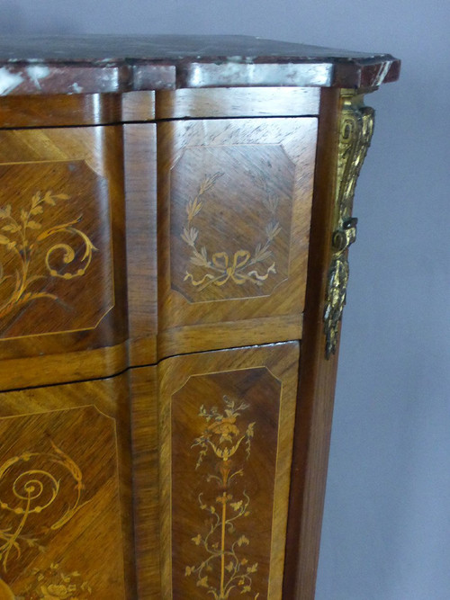 Secrétaire XIXe En Marqueterie