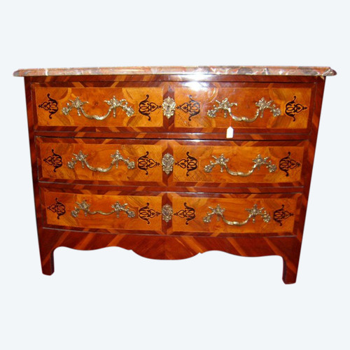 commode en marqueterie d'époque Louis XIV