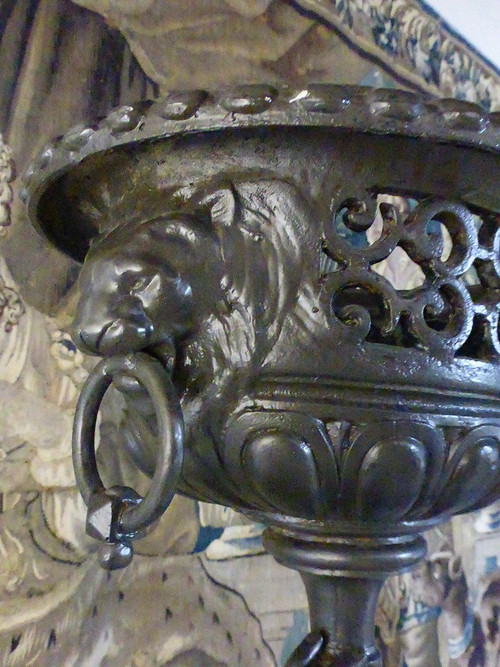 Paire De Statues En Fonte XIXe siècle