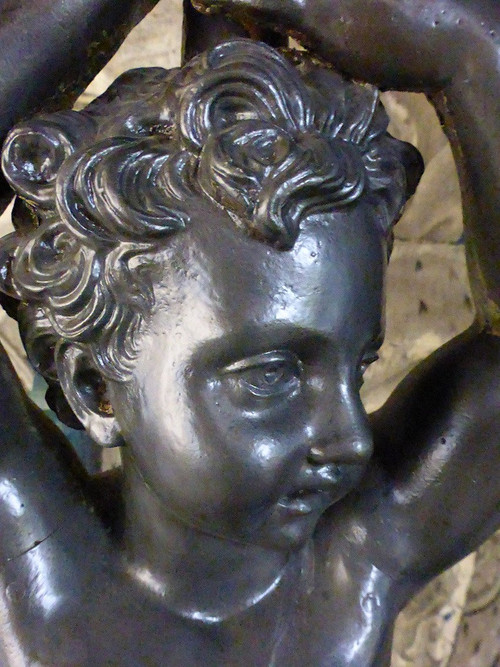 Paire De Statues En Fonte XIXe siècle