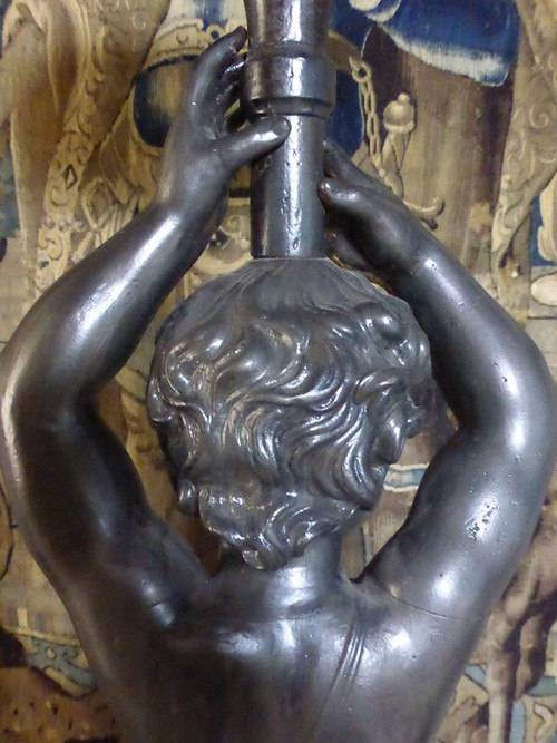 Paire De Statues En Fonte XIXe siècle
